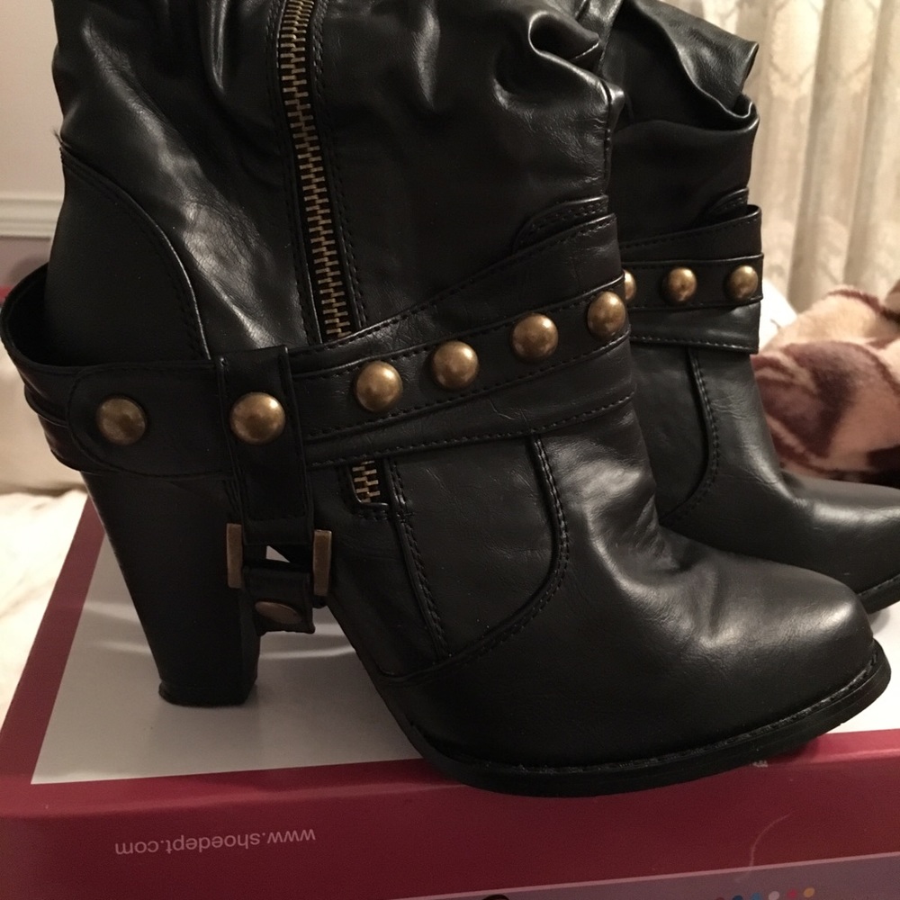 Studded boots